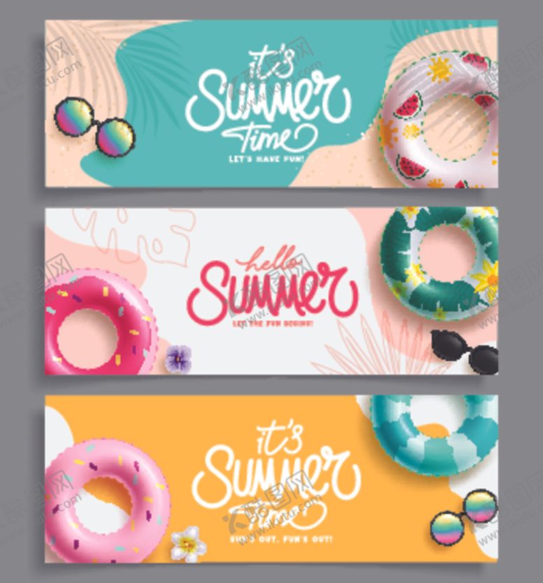 编号：24889209140039108647【酷图网】源文件下载-夏日主题插图