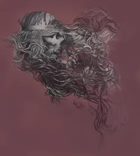 印花骷髅头数码定位