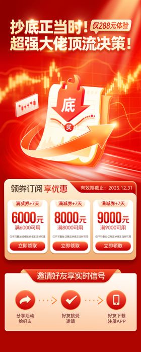 金融产品证券投资咨询订阅服务H5专题