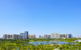城市远景建筑风景图