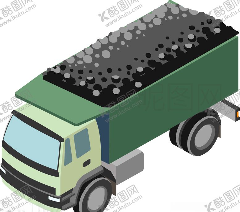 编号：29706105191128387807【酷图网】源文件下载-拉煤车
