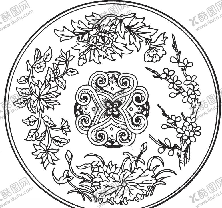 编号：53690305080631345602【酷图网】源文件下载-镂空花图案