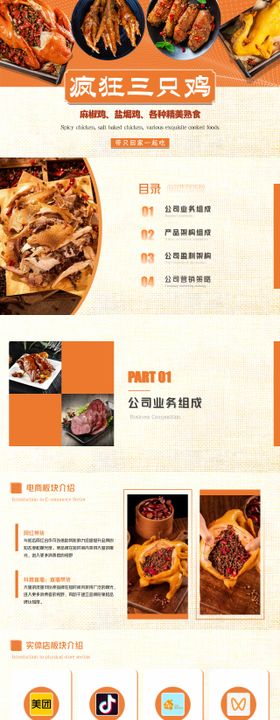 美食餐饮卤味PPT