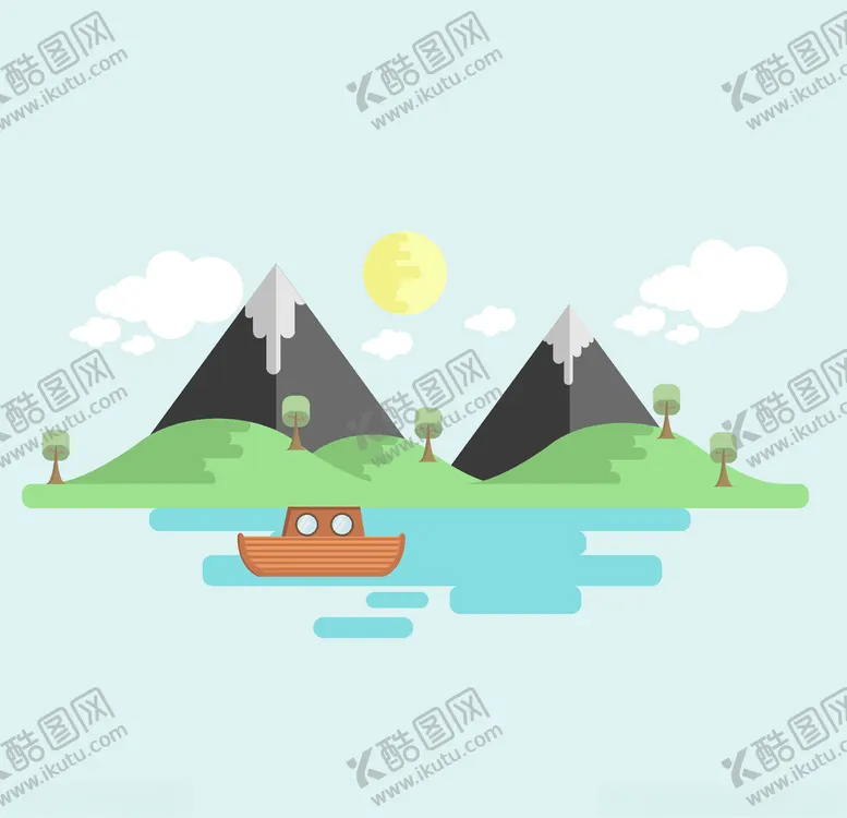 编号：56201406302230466999【酷图网】源文件下载-小岛自然风光