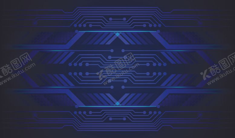 科技光效图片蓝色感数据图表
