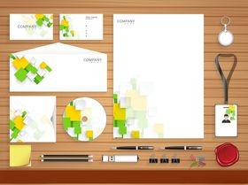 创意文具桌面布置展示