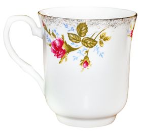 茶杯透明花朵牛皮纸花卉角花