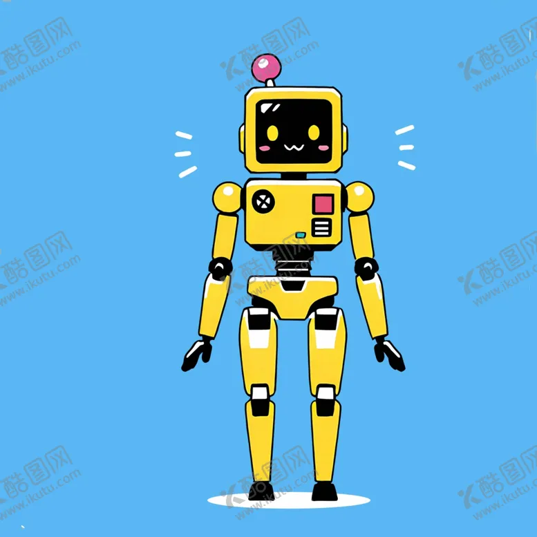 编号：45720203010137102750【酷图网】源文件下载-手绘卡通机器人
