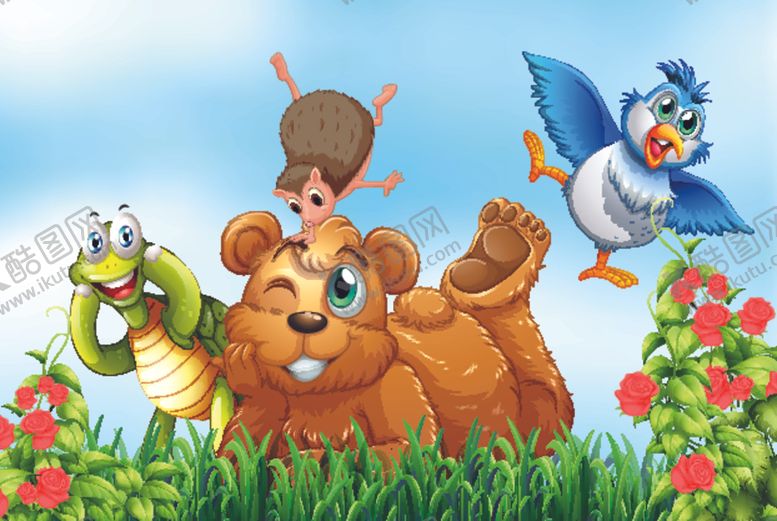 编号：15755609271308105049【酷图网】源文件下载-矢量动物素材