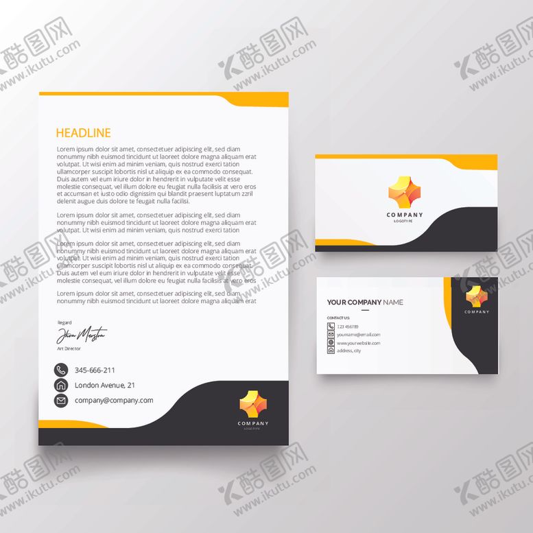 编号：66885505061118277881【酷图网】源文件下载-商务单页图片