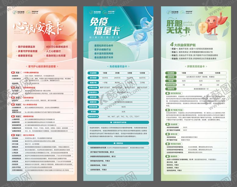 编号：78318604171544042191【酷图网】源文件下载-医美医疗美业活动权益卡套餐易拉宝