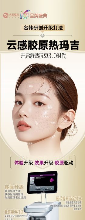 医美云感胶原热玛吉海报