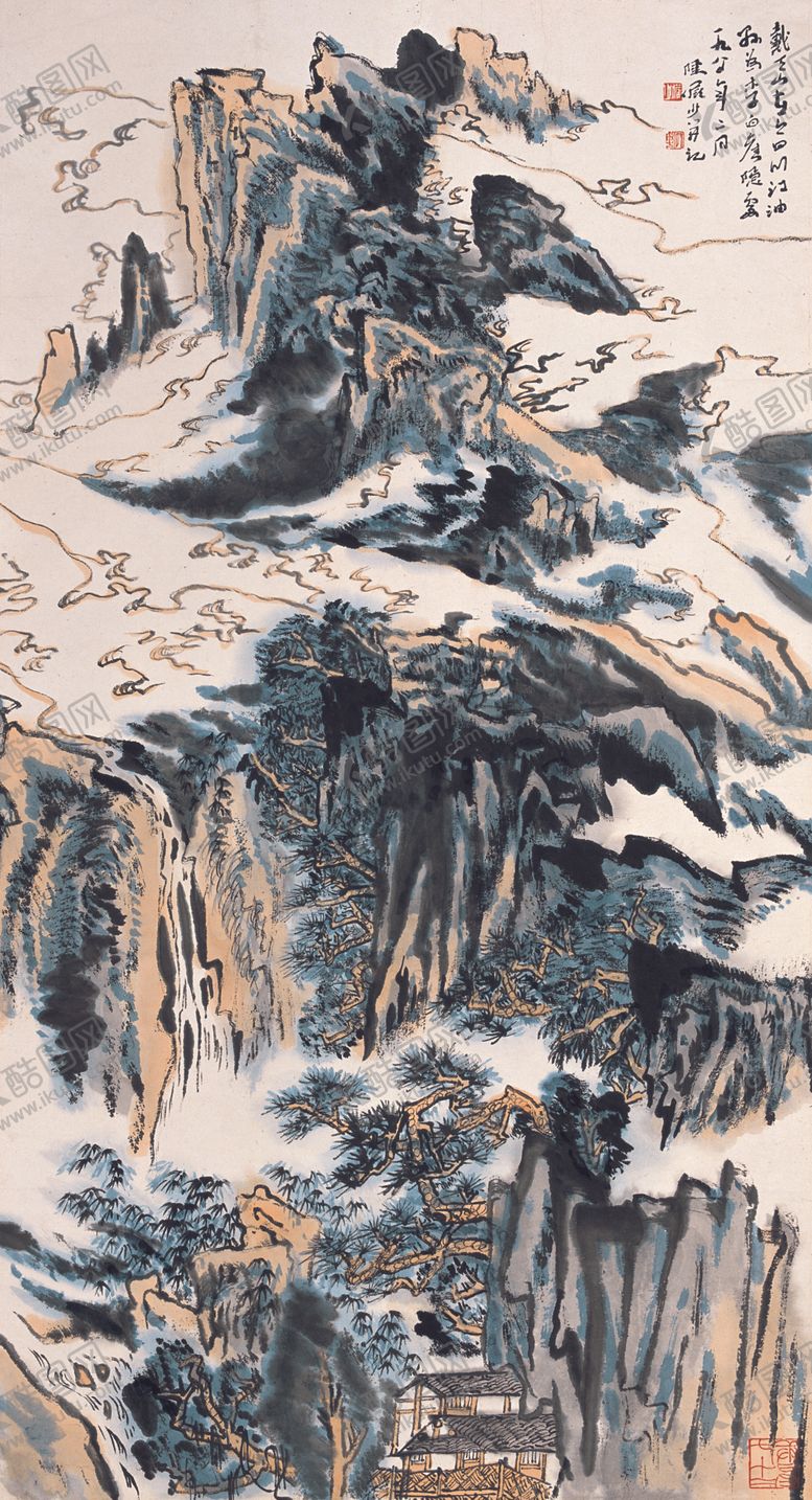 编号：92208009272326286213【酷图网】源文件下载-水墨山水国画风景