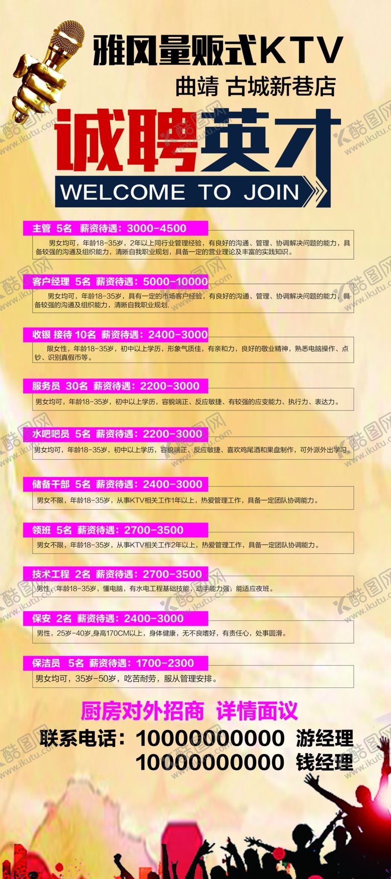 编号：69695010081523057937【酷图网】源文件下载-招聘展架