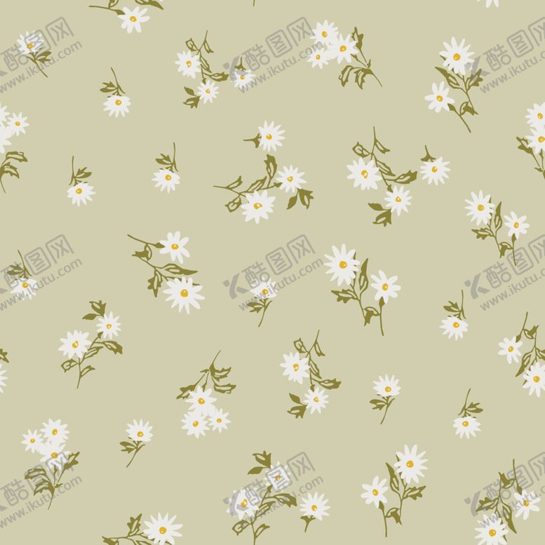 编号：68092212192219527951【酷图网】源文件下载-大牌清新小花图案