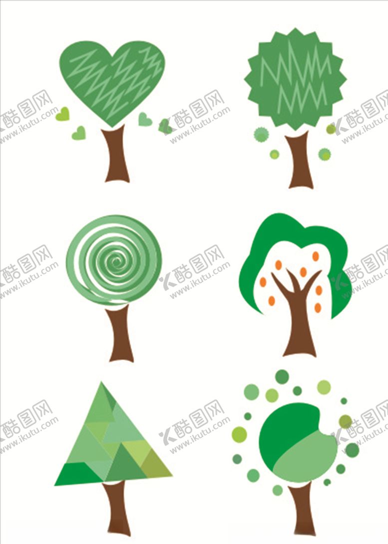 编号：20630210301733272061【酷图网】源文件下载-植物树矢量图