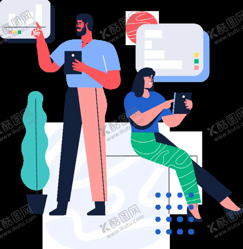 编号：23532003280532586727【酷图网】源文件下载-商务人物插画