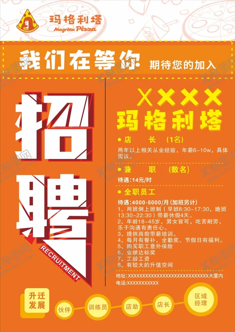 编号：39541711260014034181【酷图网】源文件下载-玛格丽塔招聘