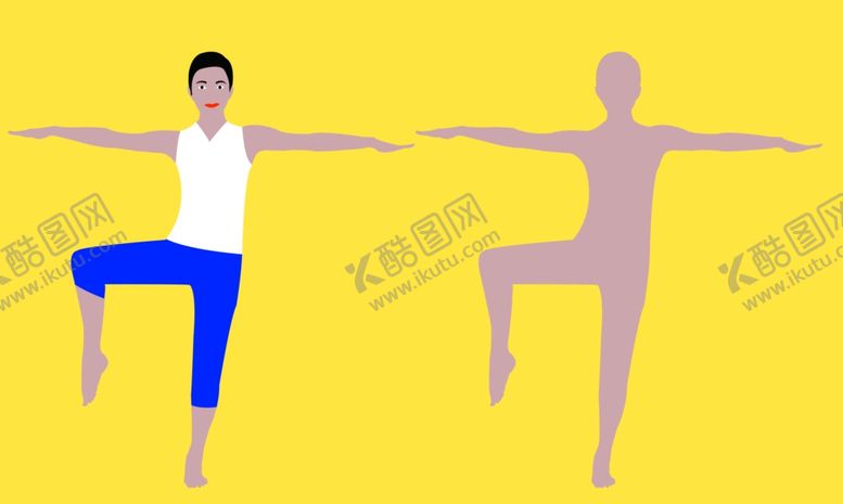 编号：37124610270644266636【酷图网】源文件下载-侧腿平衡式