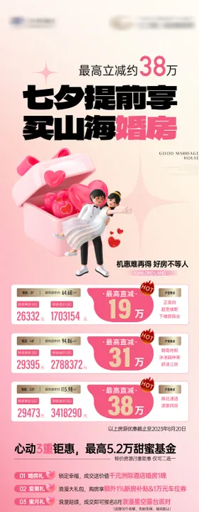 地产新中式七夕婚房装修鉴赏长图