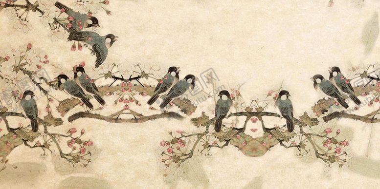 编号：47786809151032055461【酷图网】源文件下载-工笔画背景