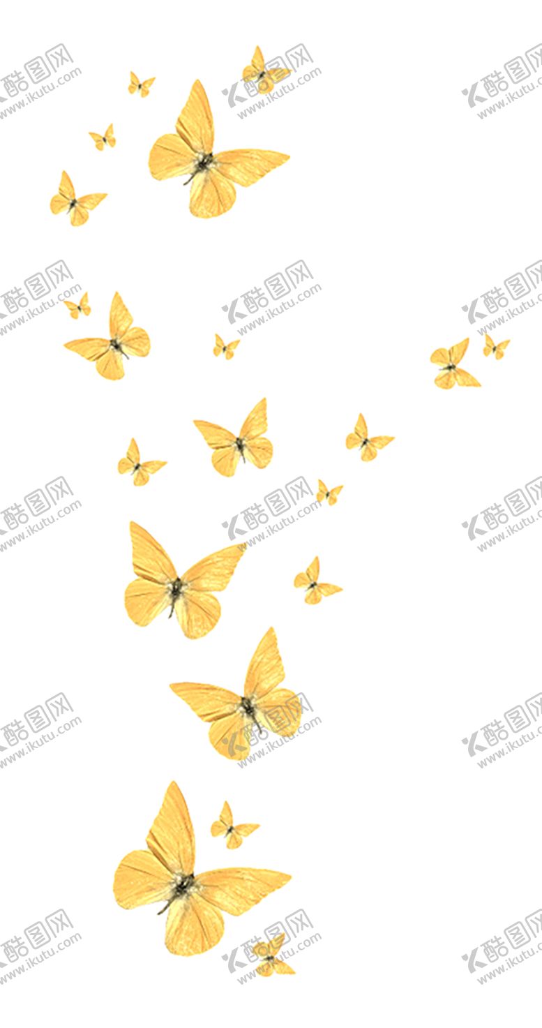 编号：60570109250928458045【酷图网】源文件下载-金色蝴蝶png