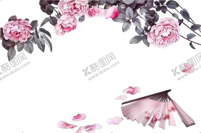 编号：36987209212356403172【酷图网】源文件下载-古风花朵  