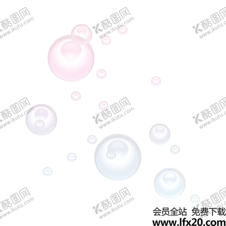 编号：58342310191909274929【酷图网】源文件下载-彩色透明肥皂泡气泡水泡泡泡元素