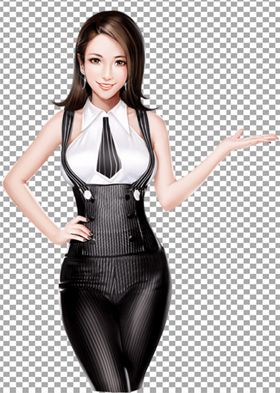 卡通美女
