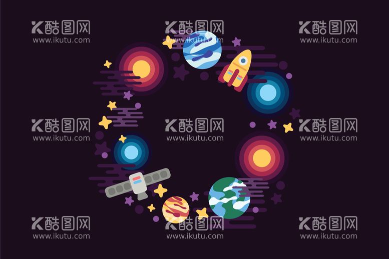 编号：90357910200855091335【酷图网】源文件下载-星球背景 