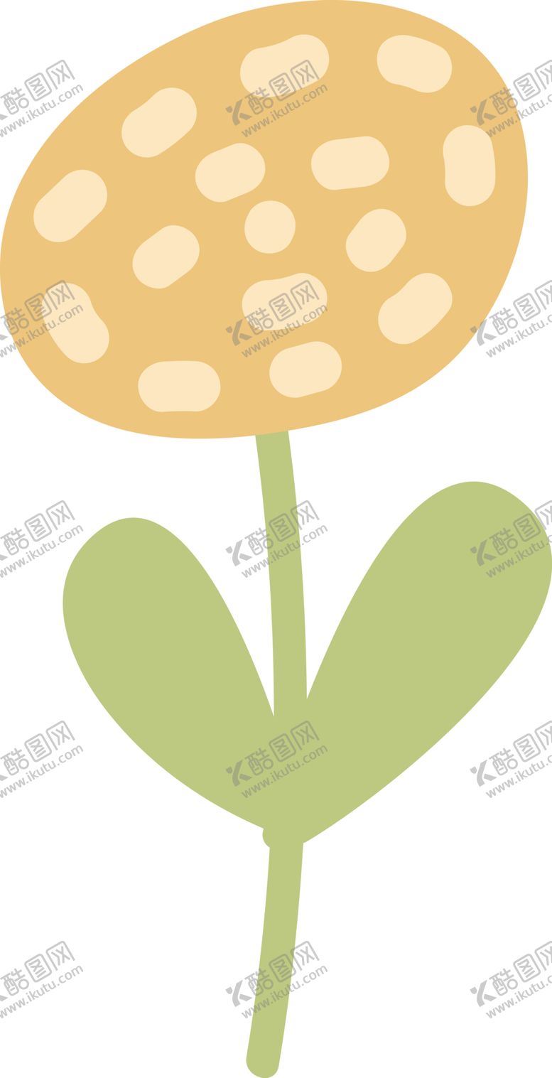 编号：89707102080933386112【酷图网】源文件下载-卡通小花           