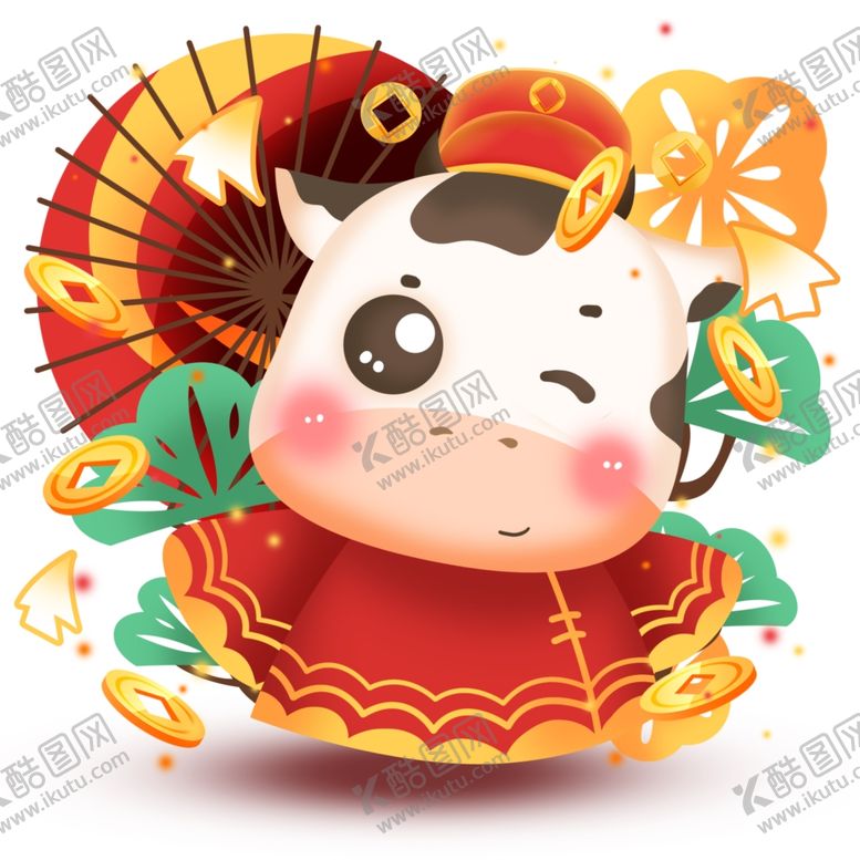 编号：17707504222022052570【酷图网】源文件下载-卡通牛形象