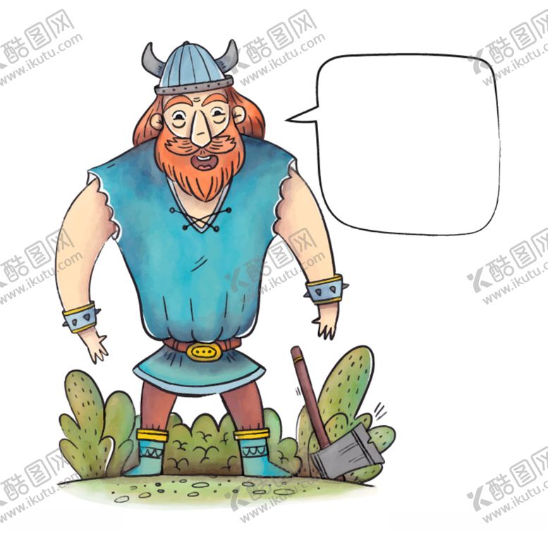 编号：69216810140957045016【酷图网】源文件下载-卡通手绘复古勇士