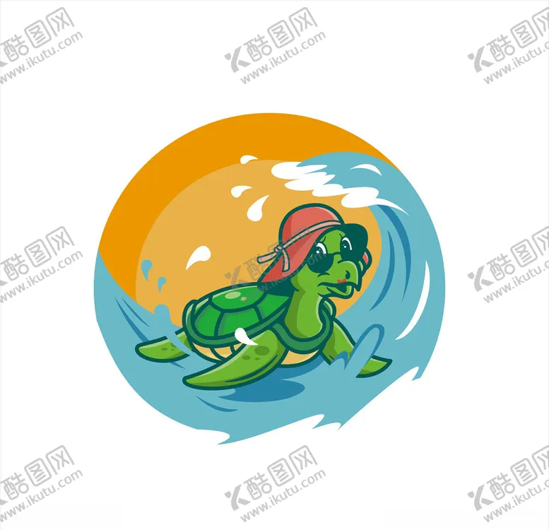 编号：91217506261351395867【酷图网】源文件下载-卡通乌龟