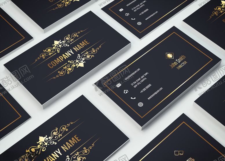 编号：85391010250057458851【酷图网】源文件下载-矢量名片模板