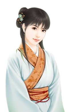 古装帅哥美女插画图片