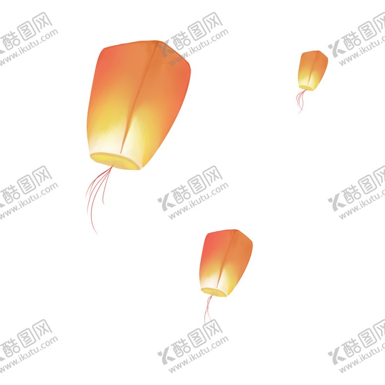 编号：80604305131631201407【酷图网】源文件下载-灯笼孔明灯漂浮装饰海报素材