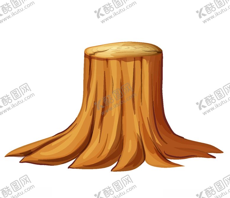 编号：90356109211238129290【酷图网】源文件下载-手绘树桩