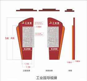 指示系统标识设计导视牌