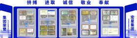 企业荣誉墙证书