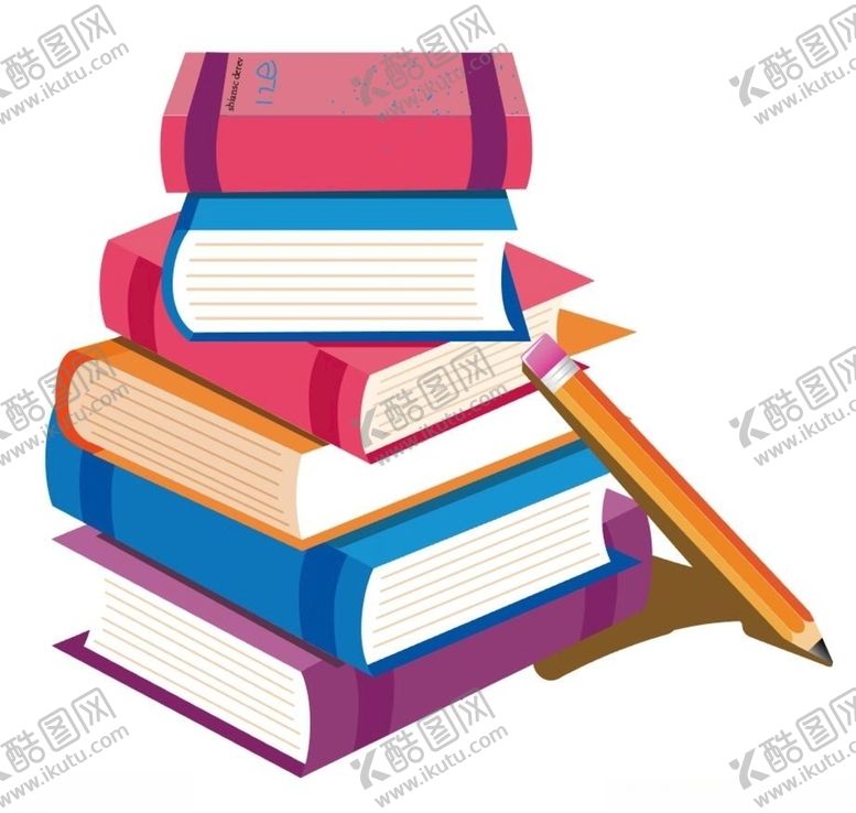 编号：43930010312246075079【酷图网】源文件下载-卡通书本