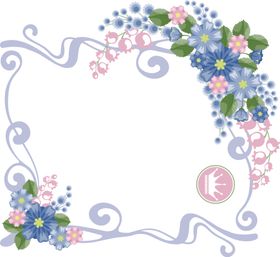 水彩花环素材花环素材彩色花