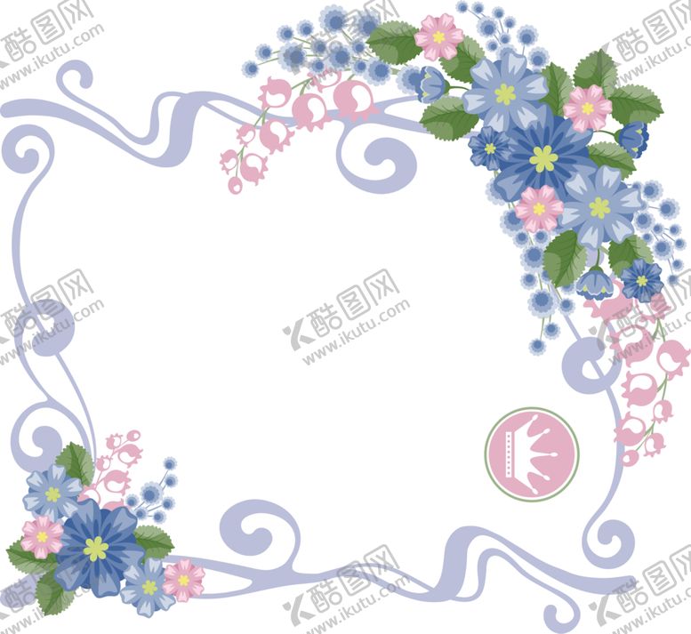 编号：21282406290746146958【酷图网】源文件下载-水彩花环素材花环素材彩色花