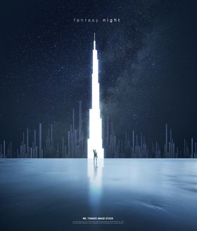 星空  抽象  海报  图片 