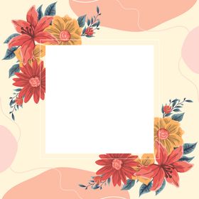淡彩花朵背景色抽象底纹展板科技感节日