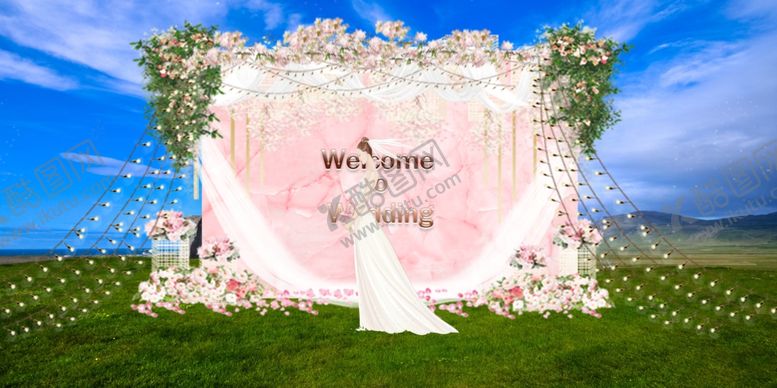 编号：14228205090811013866【酷图网】源文件下载-森系婚礼