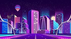 霓虹城市