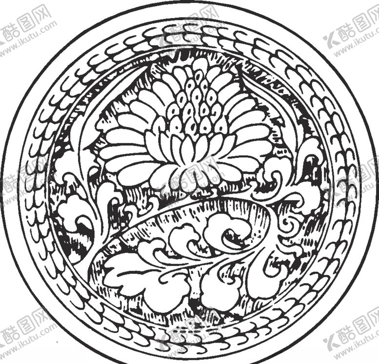 编号：77885405092322017469【酷图网】源文件下载-镂空花图案