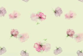 淡粉色花卉图案背景