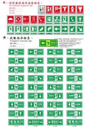 疏散图矢量标识源文件